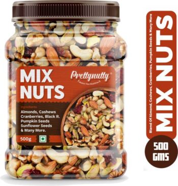 Prettynutty Healthy Nutmix | Mixed Dryfruits | Source o...