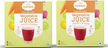 Namaste Healthy Vegetable Juice Premix, 20 Readymade Po...