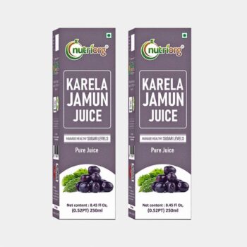 Nutriorg Karela Jamun Juice, Helps Manage Blood Sugar& ...