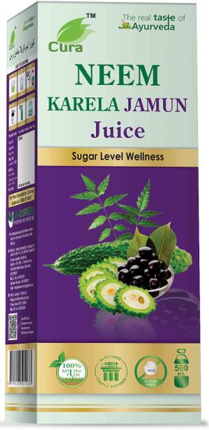 Cura KARELA JAMUN JUICE I Maintains Healthy Blood Sugar...