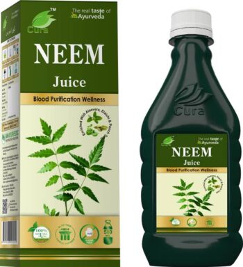 Cura NEEM JUICE II Fresh Leaves II Natural Blood Purifi...