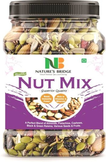 Nature's Bridge Nuts and Dry Fruits mix Assorted Seeds ...