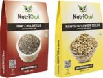 NutriOwl Raw Chia & Sunflower Seeds with Omega-3 and Fi...