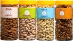 41 foods Combo pack of 600GM Pistachios, Walnuts, Almon...