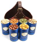 Ghasitaram Gifts Dry fruits-Leather Buckle Basket Big o...