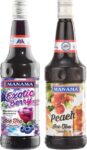 MANAMA Peach Ice Tea Syrup and Exotic Berry Ice Tea Syr...