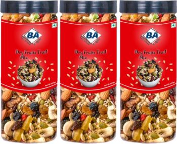BA Dryfruits and Spices Premium Trail Mix Dry Fruits Nu...