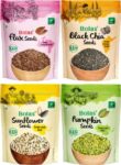 Bolas Chia + Flax + Sunflower + Pumpkin Combo Mixed See...