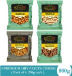 BLK FOODS Combo pack of Cashews Almonds Walnuts Raisins...