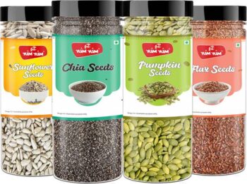 YUM YUM Healthy Roasted Seeds Combo Pack(Chia,Sunflower...