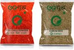 Goshudh Ajwain 100gm & Lal Mirch Powder 250gm Combo Pac...