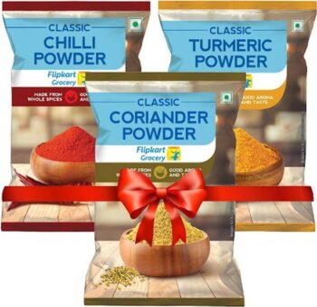 Classic Coriander/Dhaniya, Chilli, Turmeric Powder by F...