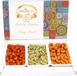 Ghasitaram Gifts Festive Box of Crunchy Cashews, Crunch...