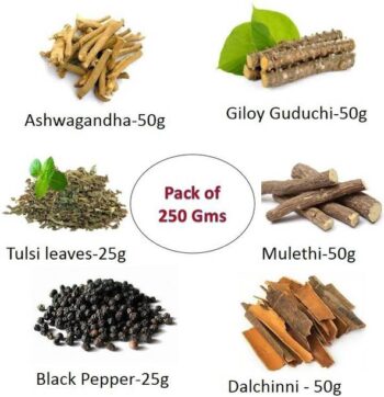 Organicgreen Herb Immunity Booster Kadha combo pack Gil...