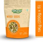 Naturoz Roasted No Salt Mixed Seeds (5 x 200g) Mixed Se...