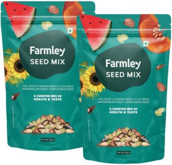 Farmley Seed Mix Protein Rich Snacks Assorted Seeds & N...