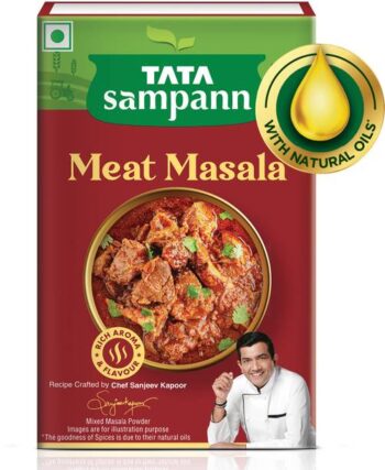 Tata Sampann Meat Masala with Natural Oils, Rich Aroma ...