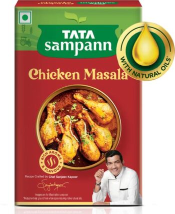 Tata Sampann Chicken Masala with Natural Oils, Rich Aro...