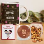 Indigifts Rakhi Gift for Sister Quote Printed Coffee Mu...