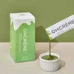 OHCRÈME Matcha Creme - All-natural, premium matcha sweetened condensed milk, single-serve pouch, real milk and sugar, 12 pack