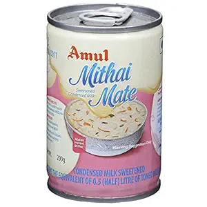 AMUL Coconut Flavored Sweetened Condensed Milk, 200g Can