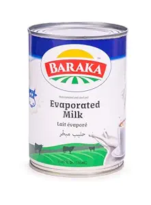 Baraka's Evaporated Milk, Homogenized and Sterilized, (386mL).