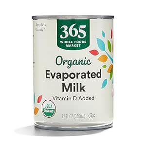 365 by Whole Foods Market, Organic Evaporated Milk, 12 Fl Oz