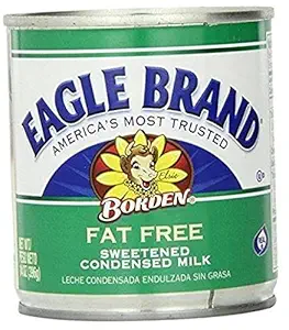 Eagle Brand Fat Free Sweetened Condensed Milk (3 Pack) 14 oz Cans .2 pack