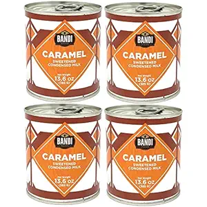 Bandi Sweetened Condensed Milk Caramel 13.6 oz each Pack of 4
