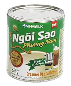 Vinamilk Vietnamese Southern Star Sweetened Condensed Creamer Milk 13.4 oz Can - Green