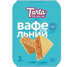 Tarta Condensed Milk Wafer Cake, Ukrainian Style, 180g