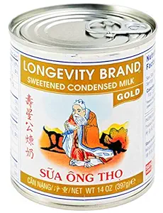 Longevity Sweetened Condensed Milk, Gold, 14-oz (Pack of 4)