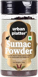 urban platter Sumac Powder, 100Gram, Versatile Spice, Citrusy And Fruity, Perfect For Dry Rub And Seasoning, Imported From Turkey - Lemon