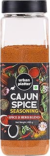 Urban Platter Cajun Spice Seasoning Shaker Jar, 450g / 16oz [Perfect for Fries, Appetizers, Proteins and More | Spicy & Herby]