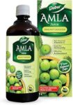 Dabur Amla Juice -1L | Suitable for healthy Hair & Skin | Natural Source of Vitamin C | Detox juice for weight loss | Natural Juice Made from 100% Fresh High Fibre Amla | No Added Sugar
