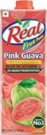DABUR Real Pink Guava Fruit Juice 1L Rich In Vitamin C No Added Preservatives, No Artificial Colors & Flavours Goodness Of Best Fruits Tasty, Refreshing & Energising Drink