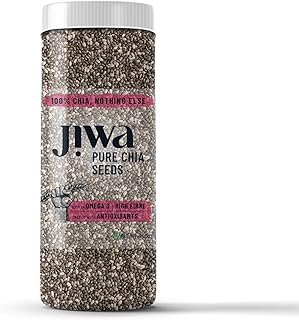 JIWA healthy by nature Organic Chia Whole Seeds 200 g, Certified Organic