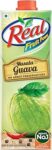 DABUR Real Masala Guava Fruit Nectar Juice - 1L | No Added Preservatives, Artificial Colours & Flavours | Goodness of Best Guavas with Chatpata Masala | Tasty, Refreshing & Energizing
