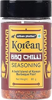 Urban Platter Korean Barbeque Chilli Seasoning, 80 grams (Korean Barbeque Flavour | BBQ Chilli Powder | Spicy and Smoky | Korean Spice)