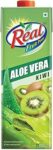 DABUR Real Aloevera Kiwi Fruit Juice -1L | No Added Preservatives, Artificial Colors & Flavours | Goodness Of Best Fruits | Tasty, Refreshing & Energising