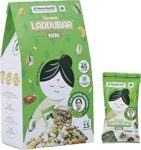 LADDUBAR Coconut Mini - Date Bites | No Palm Oil, No Preservatives & No Refined Sugar -Sweetened with Jaggery & Dates | Healthy Energy bars | Dates and Nuts Bar | Coconut Dry Fruits barfi (15 pack)