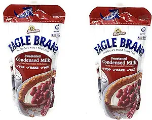 2 Set of 2 - Eagle Foods Eagle Brand Sweetened Condensed Milk 14oz , 14 Ounces