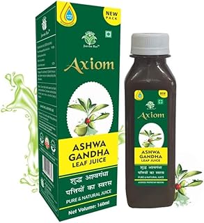 Axiom Ashavgandha Leaf Juice | Immunity Booster | Get Slim | WHO GMP, GLP, ISO Certified Natural Products | No added Colour |